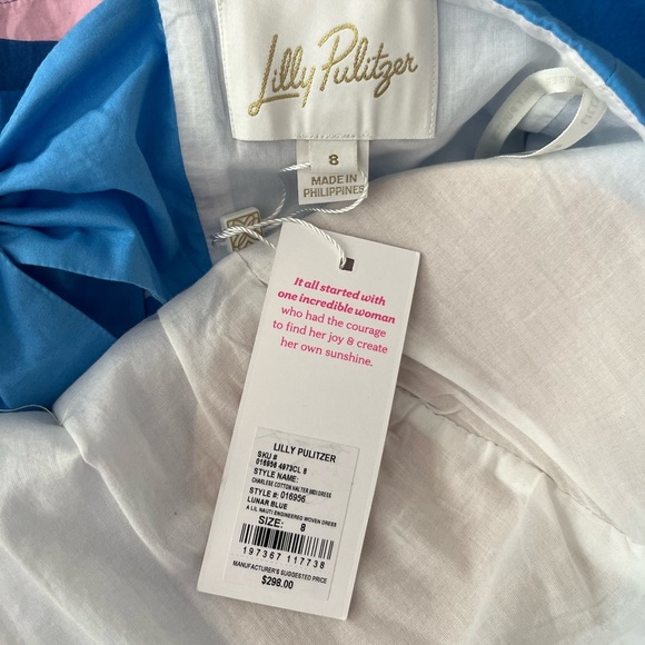 Lilly Pulitzer Charlese Halter Midi Dress, Size 8, NWT - Picture 4 of 12